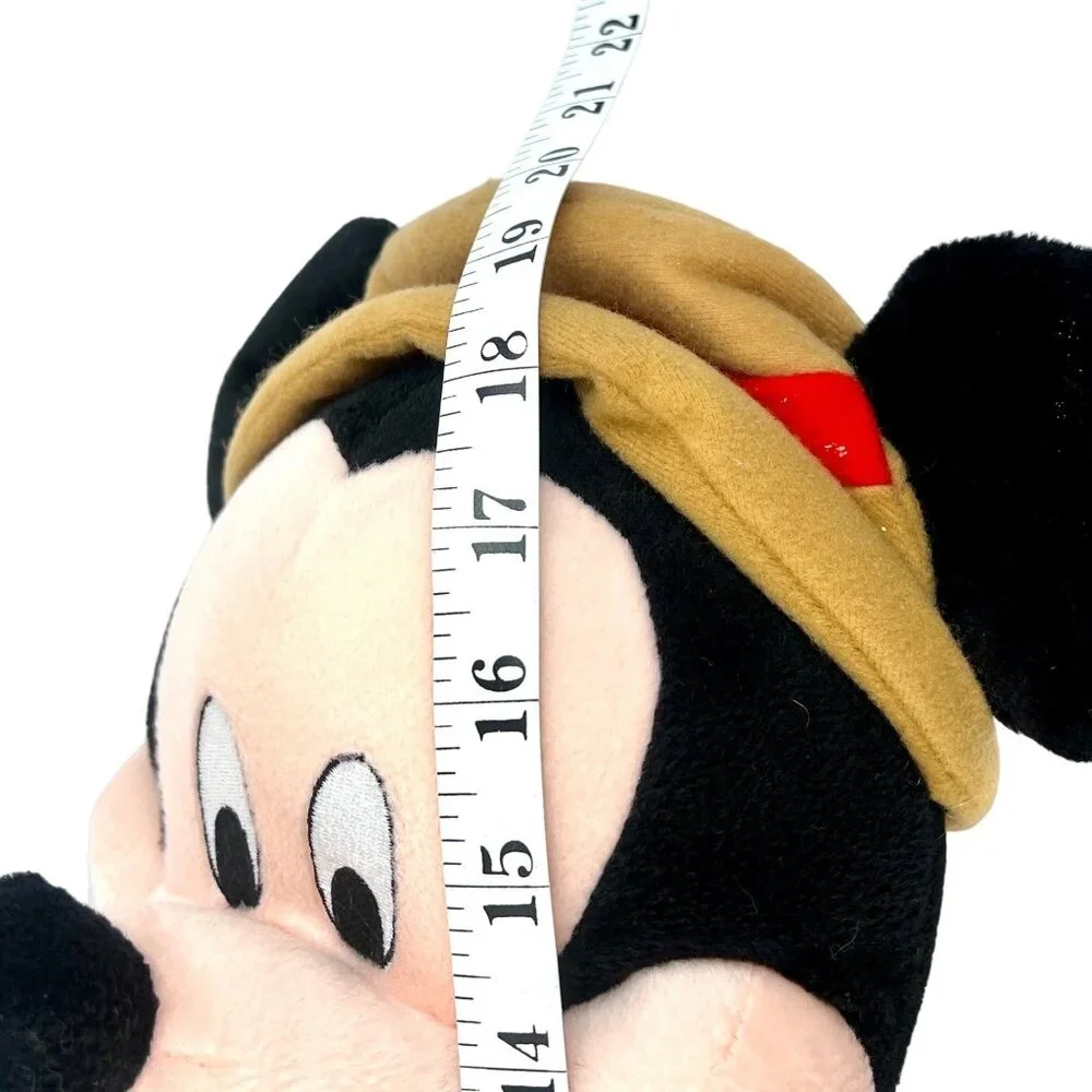 Vintage Mickey Mouse Plush Doll 18